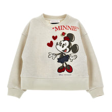 Load image into Gallery viewer, Beige "Minnie Mouse" Sweat Top