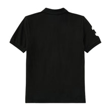 Load image into Gallery viewer, Black &amp; White Large Pony Polo Shirt