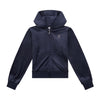 Navy Diamante Bootcut Tracksuit
