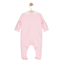 Load image into Gallery viewer, Pink Front Opening Babygrow
