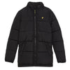 Black Quilted Puffer Coat