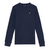 Navy Long Sleeve Logo T-Shirt