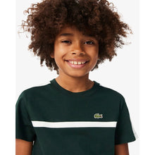 Load image into Gallery viewer, Dark Green &amp; White Stripe T-Shirt