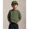 Olive Green Long Sleeve Top