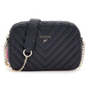 Navy Quilted Shoulder Bag