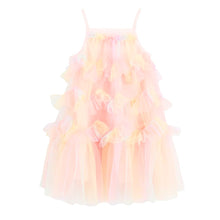Load image into Gallery viewer, Rainbow Tulle Ruffle Dress