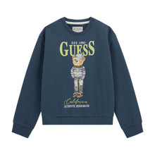 Load image into Gallery viewer, Navy Teddy Sweat Top