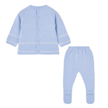 Load image into Gallery viewer, Blue Knitted 2 Piece Set