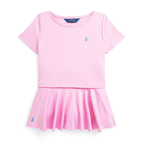 Girls Pink Skort Set
