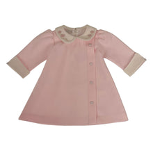 Load image into Gallery viewer, Pink Embroidered Collar Dress