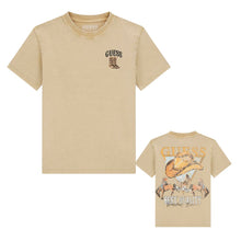 Load image into Gallery viewer, Beige Distressed Cowboy T-Shirt