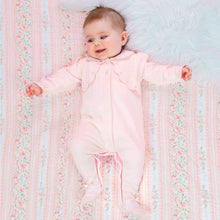 Load image into Gallery viewer, Pink Front Opening Babygrow