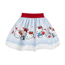 Load image into Gallery viewer, PRE ORDER - Blue &amp; White Hello Kitty Skirt Set