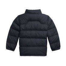 Load image into Gallery viewer, Young Boys Black Hooded Down Jacket