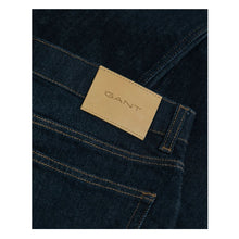 Load image into Gallery viewer, Dark Blue Straight Fit Jeans