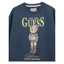 Load image into Gallery viewer, Navy Teddy Sweat Top