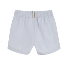 Load image into Gallery viewer, Babies Light Blue Logo Swim Shorts