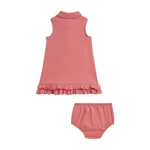 Load image into Gallery viewer, Babies Deep Pink Ruffle Dress &amp; Knickers