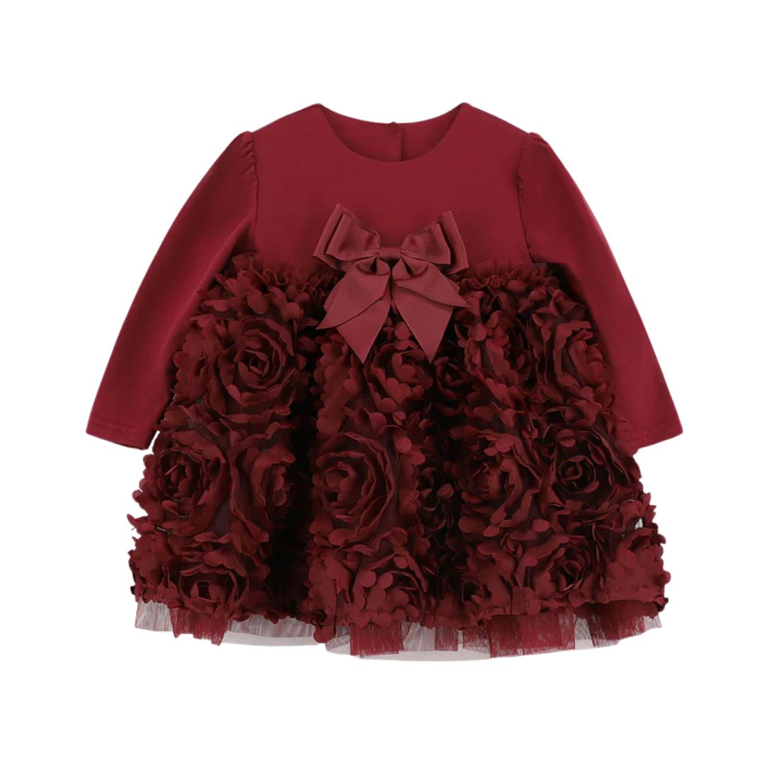 Babies Burgundy Roses 