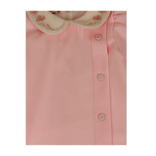 Load image into Gallery viewer, Pink Embroidered Collar Dress