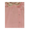 Pink Embroidered Collar Dress