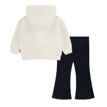 Load image into Gallery viewer, Babies Ivory &amp; Black Hoodie Set