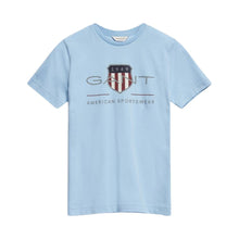 Load image into Gallery viewer, Sky Blue Large Shield Logo T-Shirt
