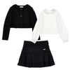 PRE ORDER - Black & White 3 Piece Sequin Set