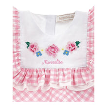Load image into Gallery viewer, PRE ORDER - Pink Gingham Embroidered Romper