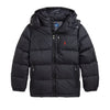 PRE ORDER - Boys Black Hooded Down Jacket
