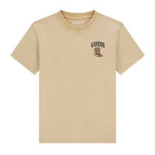 Load image into Gallery viewer, Beige Distressed Cowboy T-Shirt