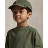 Olive Green Long Sleeve Top