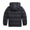 PRE ORDER - Boys Black Hooded Down Jacket
