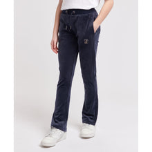 Load image into Gallery viewer, Navy Diamante Bootcut Tracksuit