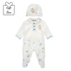 Blue Teddy Babygrow & Hat Set