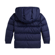 Load image into Gallery viewer, PRE ORDER - Young Boys Navy Hooded Down Jacket