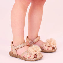 Load image into Gallery viewer, Rose Gold &#39;Carmen&#39; Sandals