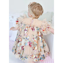 Load image into Gallery viewer, Babies Gold Foil Floral Print Dress