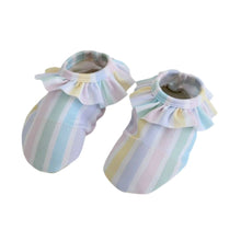 Load image into Gallery viewer, Pastel Stripes Non Slip Aqua Shoes