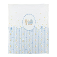 Load image into Gallery viewer, Ivory &amp; Blue Teddy Babygrow &amp; Blanket