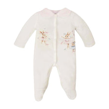 Load image into Gallery viewer, Ivory &amp; Pink "Lucerta" Bunny Babygrow