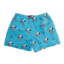 Load image into Gallery viewer, Blue Snoopy &amp; Ice Cream Swim Shorts