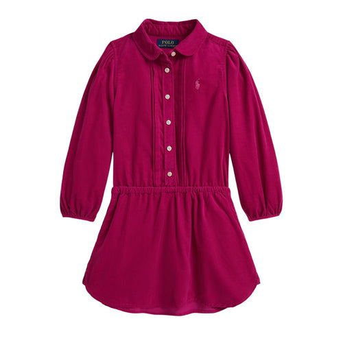 Deep Pink Corduroy Dress