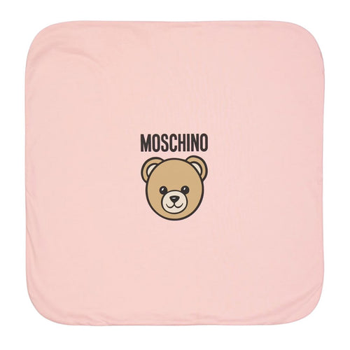 Pale Pink Toy Teddy Blanket