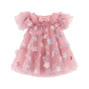 Babies Pink Petal Tulle "Marlowe" Dress