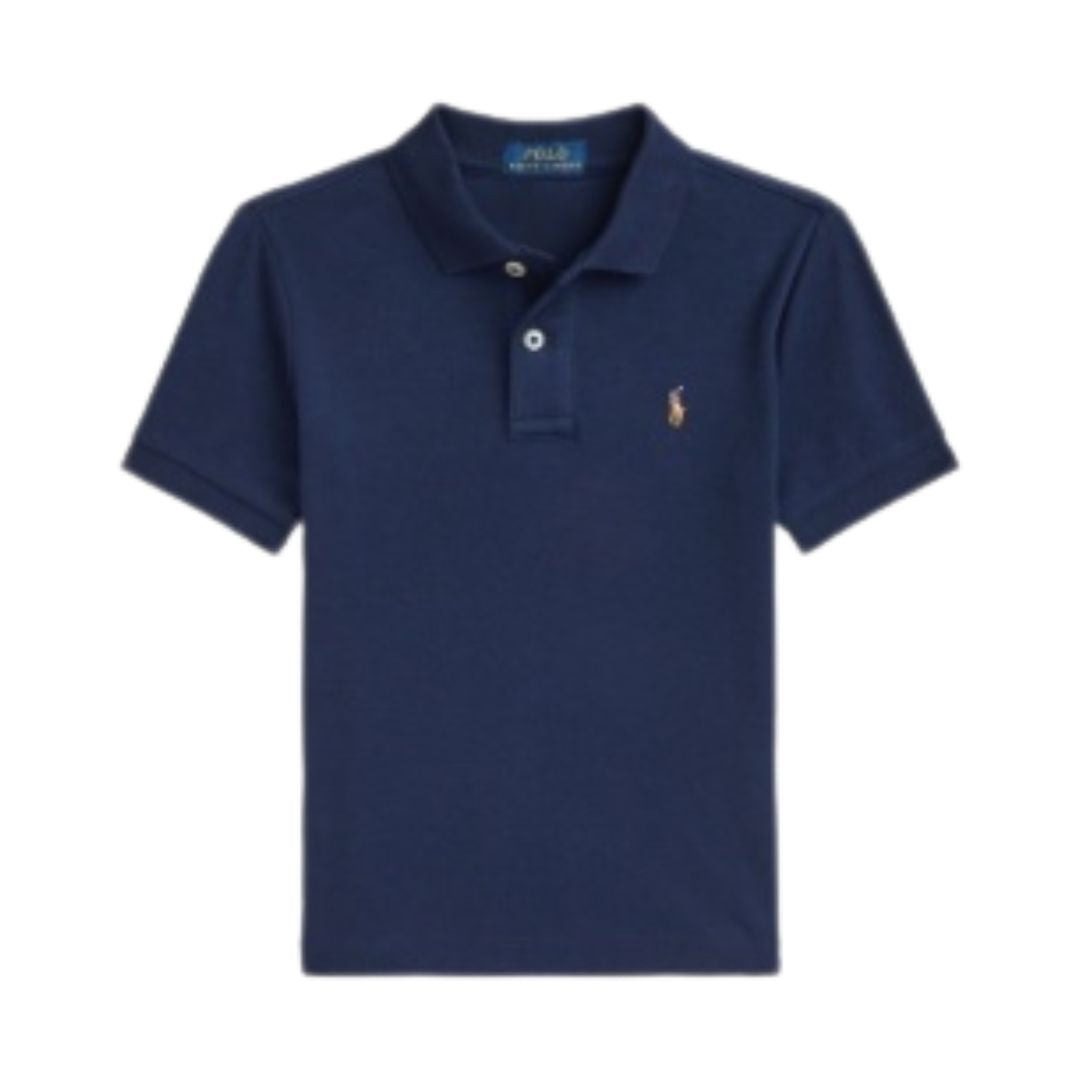 Navy Soft Cotton Polo Shirt