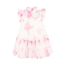 Load image into Gallery viewer, Pink &amp; White Roses &#39;Marigold&#39; Dress