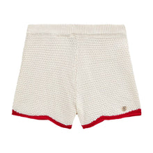 Load image into Gallery viewer, Ivory Crochet Shorts Set