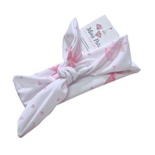 Load image into Gallery viewer, White &amp; Pink Bows Headband