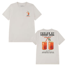 Load image into Gallery viewer, Girls Ivory Cherry Soda T-Shirt